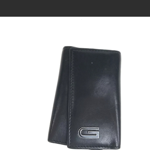 Gucci Authentic 6 Black Leather Key Case Silver Hard Ware - Picture 5 of 12